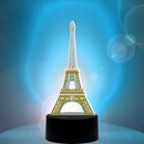 DIY Special Shaped Diamond Painting LED Light Iron Tower Embroidery Night Lamp