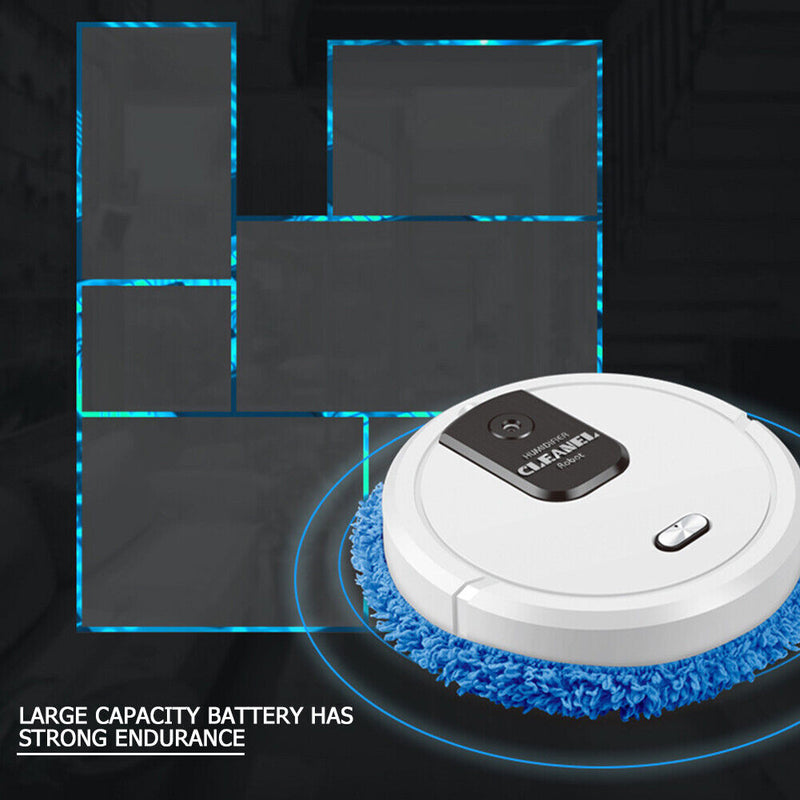 House Charging Vacuum Cleaner Rotary Mopping Machine Sweeping Robot (White)