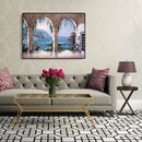 Painting By Numbers Kit DIY Double Arch Hand Painted Canvas Oil Art Picture G