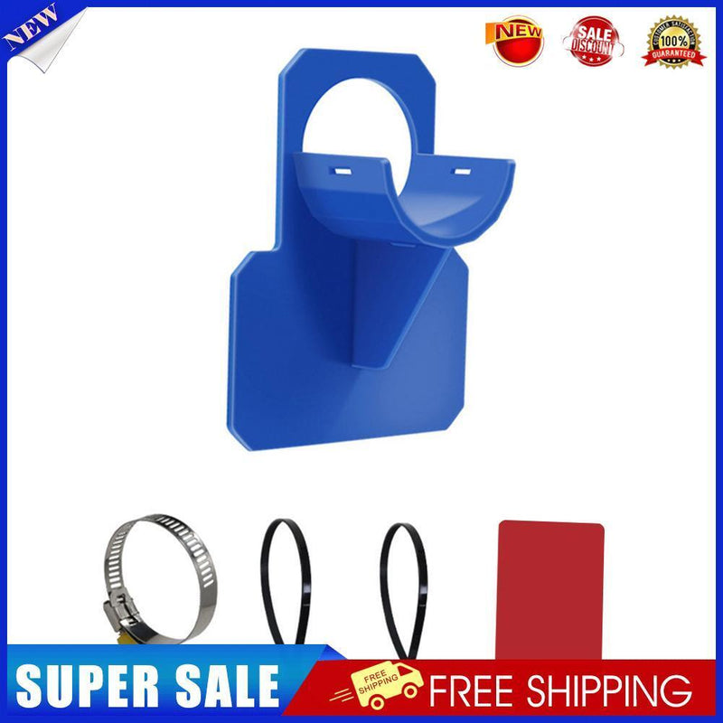 Pipe Holder for Intex Above Ground Pool Hose Outlet Bracket w/ Clamp (Blue)