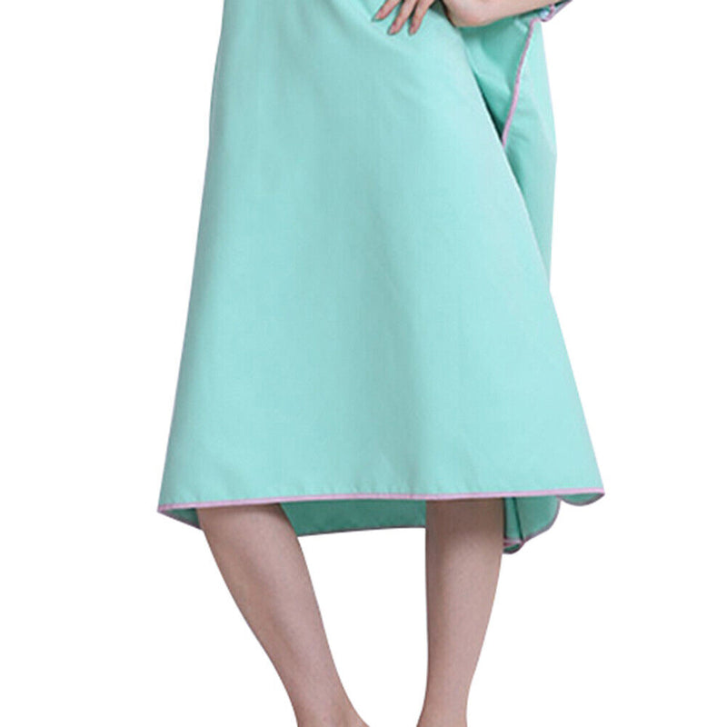 Water Absorb Quick Dry Hooded Wetsuit Changing Robe Surf Diving Swimming Towe