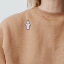 Milk Bottle Brooches Strawberry Badges Creative Pins Jacket Lapel Accessories
