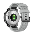 20mm Silicone Watch Band for Garmin Fenix 7S Sports Bracelet Strap (Grey) Newly