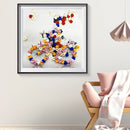 5D Cycling Flower Girl Partial Special Shape Crystall Diamond Painting Mosaic