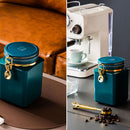 Sealed Storage Jar Coffee Bean Organizer Milk Powder Tea Food Cans (Green) Newly