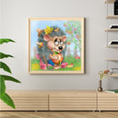 Diamond Painting Kit Hedgehog Full Round Rhinestone Wall Picture