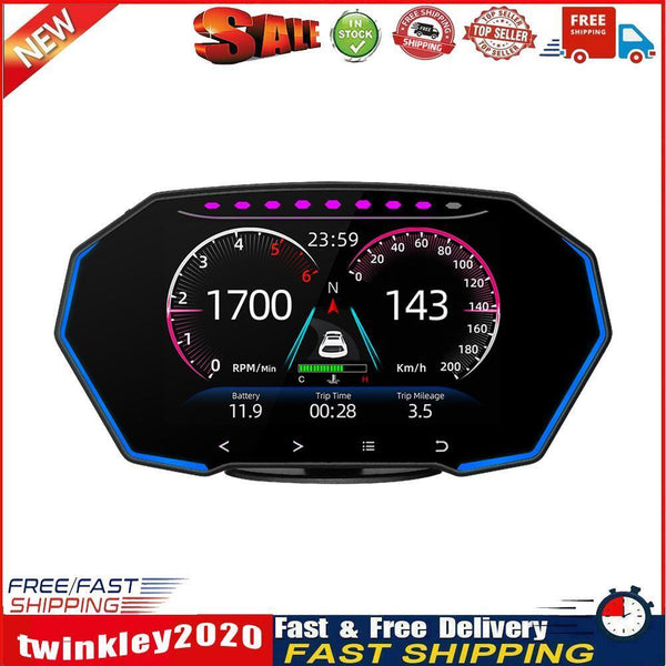 Auto Hud Display OBD Head Up Display Car Touch Screen LCD Driving Computer Newly