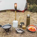 Aluminum Alloy Gas Lamp Pole Lightweight Portable Design & Durable Lamp Adapt