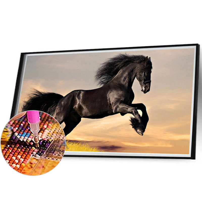 Running Horse Diamond Painting Rhinestone Full Round Drill for Decoration (Y630)
