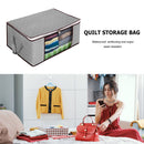 Non-woven Foldable Bag Large Capacity Waterproof Blanket Sorting Bags for Closet