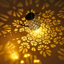 LED Shower Solar Lamp String Star Garden Projector Art Light (Bracket B) Newly