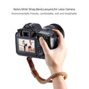 Nylon Rope Wrist Strap Band Lanyard for Leica Digital Camera (Light Brown) Newly