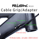 4pcs RISK MTB Bike Disc Brakes Cable Guide Hosing Conversion Frame Line Clamp
