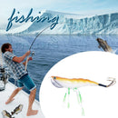 Luminous Wood Shrimp Simulation Fishing Lure 12cm 17.2g Artificial Bait (3)