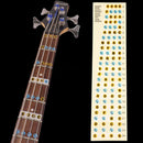 2Pcs Fretboard Fingerboard Note Label Fret Stickers for Guitar Bass Newly