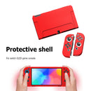 Soft Cover for NS OLED Game Console Protective Case Shell Protector (Red) Newly