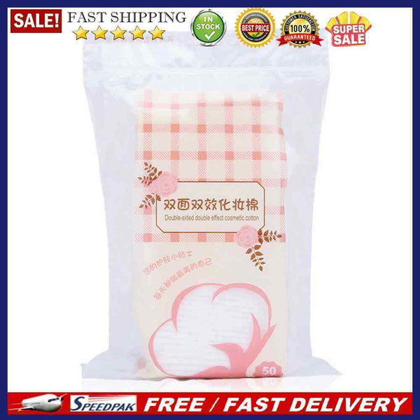 50pcs Cosmetic Cotton Pads Mild Cleaning Face Nail Remover Makeup Skin Care T