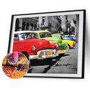 Diamond Painting 5D DIY colorful cars Full Round Drill Rhinestone Picture