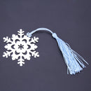 Snowflake Shape Tassel Bookmark Wedding Favor Bridal Shower Bridesmaid Gift