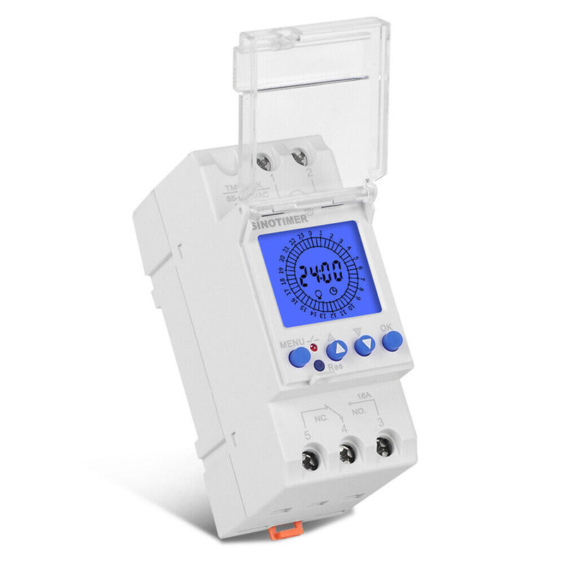 TM929AKL Digital 24h 85-265V Din Rail Smart Analog Timer Switch (16A) Newly