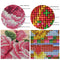 #A 5D DIY Diamond Painting Kits Full Square Drill Flowers In Frame Mosaic Pictur