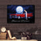 Moon Car Lady Retro Metal Plate Tin Sign Plate for Bar Pub Club Cafe Iron Paint