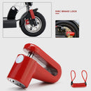 Anti-Theft Wheels Disc Brakes Lock w/ Steel Wire for M365 Scooter (Red)