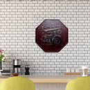Octagon Metal Sign Tin Sign Motorcycle Tin Plate Art Wall Poster for Cafe