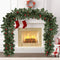 Decorative Wreaths Christmas Wreath Door Hanging Pine Needle Party Ornaments