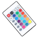 IR 24 Keys LED Light Strip Remote Controller w/5-24V RGB Controller (0.5m) Newly