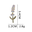 Fashion Women Costume Brooches Flower Pattern Pin Casual Jewelry (001)