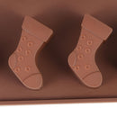 Baking Snowman Chocolate Stocking Tree Silicone Mould Cake Snowman