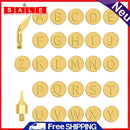 28pcs English Letters Carving Pyrography Soldering Iron Tips Wood Burning Kit