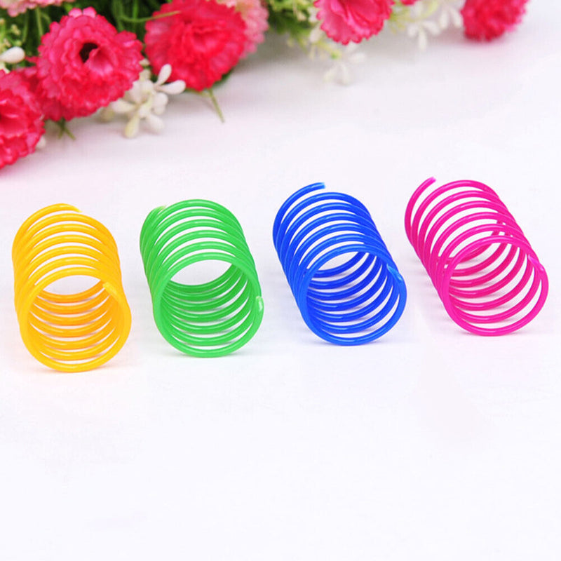 Interactive Cat Spring Toys Kitten Flexible Coil Spiral Springs Fun Pet Supply
