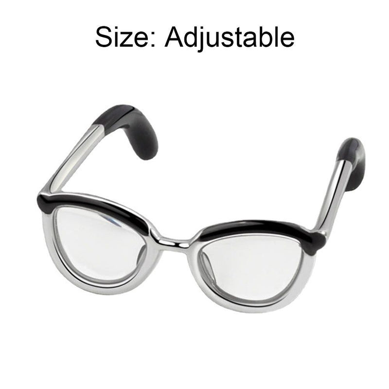 Women Girls Party Accessories Finger Ring Jewelry Bohemian Cute Glasses Ring