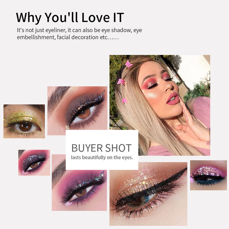 12pcs Eye Cosmetic Eyeliner Waterproof Eyeshadow Pencil Long Lasting Makeup Tool