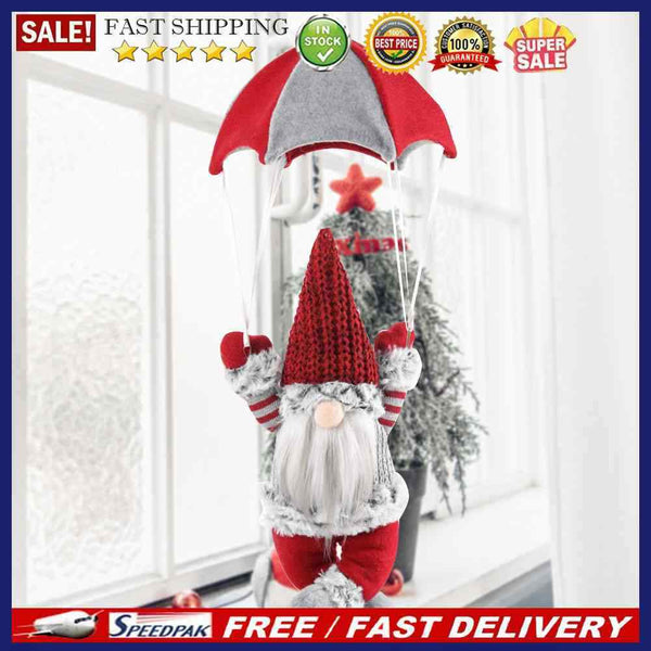 Faceless Gnome Parachutes Home Decor Santa Claus Pendant for Home Door Wall Hook