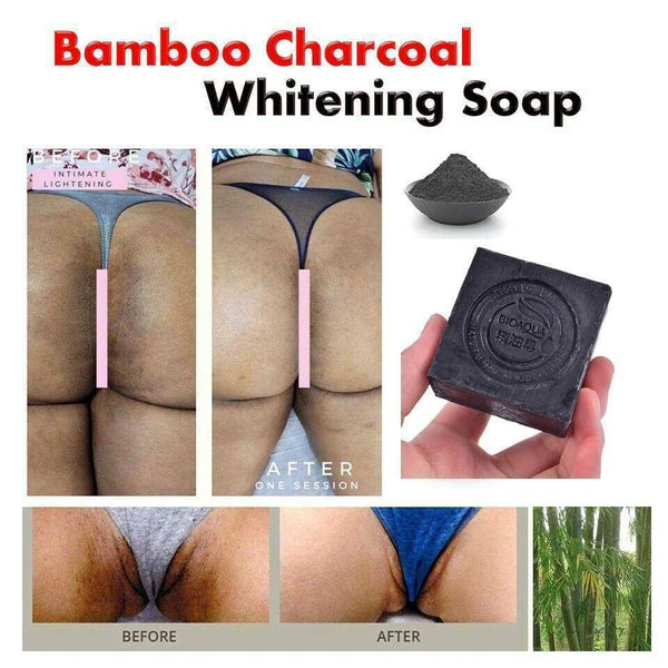 Women Private Intimate 100g Bamboo Charcoal Vagina Whitening Soap Skin Cleansing