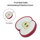 PVC Fruit Cord Wire Cable Winder USB Data Cable Bites Organizer Phone Acces
