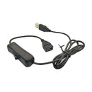 USB 2.0 Male To Female Extension Cable with ON/OFF Switch Data Transmission UK