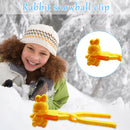 Bunny-shaped Snowball Fights Tools Children Holiday Gifts DIY Sand Balls Clamp