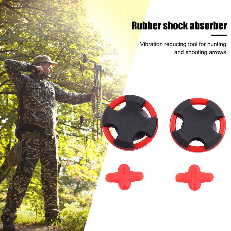 #A Archery Bow Stabilizer Shock Absorber Bow String Sliencer Outdoor Accessory