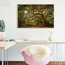 DIY Full Round Drill Diamond Drawing Tree Forest Landscape Painting Kit Newly