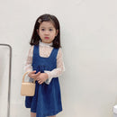 Kids Female Retro PU Leather Crossbody Bag Women Trending Mini Flap Handbag