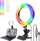 6 inch Ring Fill Light Video Light Phone Selfie 33 RGB For YouTube TikTok