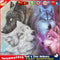 5D DIY Full Drill Diamond Painting Wolves Embroidery Mosaic Kit Home Decor Newly