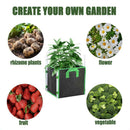 5 Gallon Non-woven Fabric Growing Bags Vegetable Flower Pouch Container B7E6