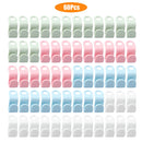 Hanger Connector Hooks 60pcs Plastic Cascading Clothes Hanger Hook in 4 Colors
