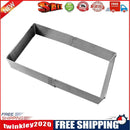 Stainless Steel Retractable Rectangle Square Mousse Ring Cake Baking Mold