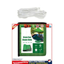 Sun Shade Sail - Canopy Awning Screen Plant Greenhouse Cover (Green 2x4m) Newly
